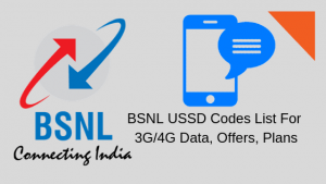  BSNL USSD Codes